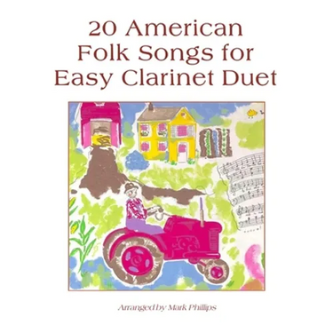 20 American Folk Songs for Easy Clarinet Duet
