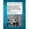 On poisons, in relation to medical jurisprudence and medicine: edited with notes and additions by R. Eglesfeld Griffith.