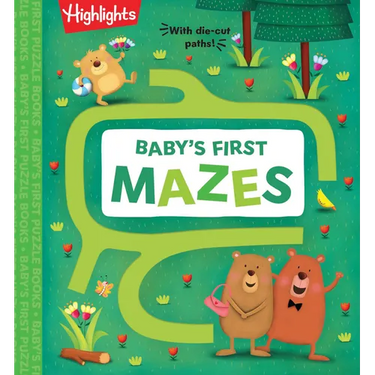 Baby's First Mazes: Puzzle Activity Book for Babies, Build Essential Fine-Motor Skills for Babies & Toddlers with Maze Activities, Perfect Baby Gift