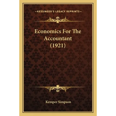 Economics For The Accountant (1921)