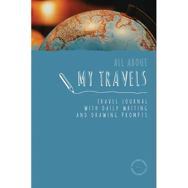 All about my travels: kids travel journal with daily writing and drawing prompts: Travel journal for kids and teens