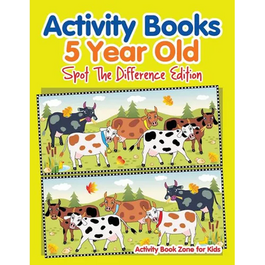 Activity Books 5 Year Old Spot The Difference Edition