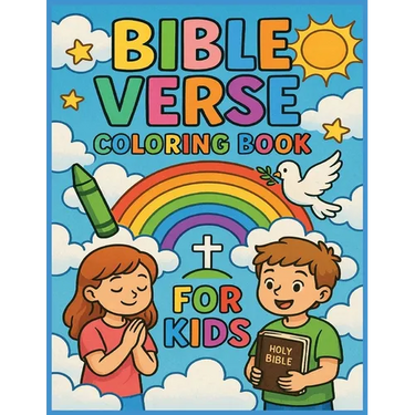 Bible Verse Coloring Book for Kids