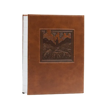 NKJV New Testament, Tracing Edition: Engaging the Scripture Word by Word (Brown Leathersoft Over Board)