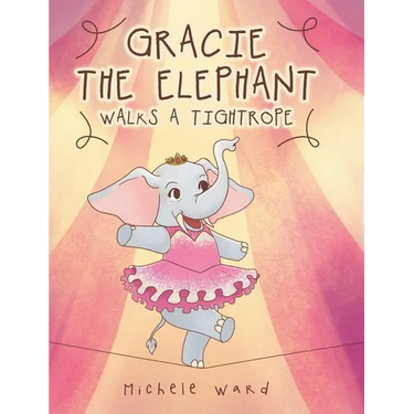 Gracie the Elephant Walks a Tightrope