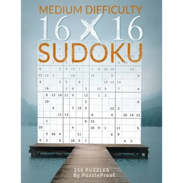 16 X 16 Sudoku Puzzle Book 2 - Normal: 250 Medium Skill Level 16X16 Sudoku Puzzles. Two Puzzles Each Page. Solutions at the back of the book.