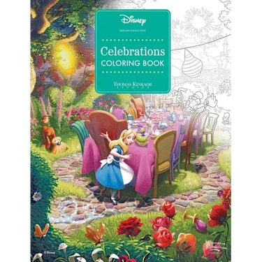 Disney Dreams Collection Thomas Kinkade Studios Celebrations Coloring Book