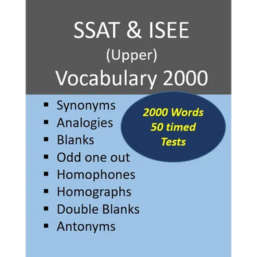 SSAT & ISEE (Upper) Vocabulary 2000
