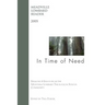 In Time of Need: The Meadville Lombard Reader 2005