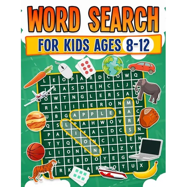 Word Search for Kids Ages 8-12 100 Fun Word Search Puzzles Kids Activity Book Large Print Paperback