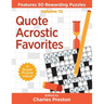 Quote Acrostic Favorites: Features 50 Rewarding Puzzles