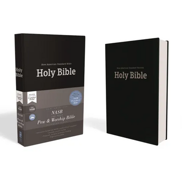 Nasb, Pew and Worship Bible, Hardcover, Black, 1995 Text, Comfort Print