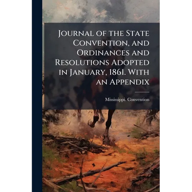 Journal of the State Convention, and Ordinances and Resolutions Adopted in January, 1861. With an Appendix