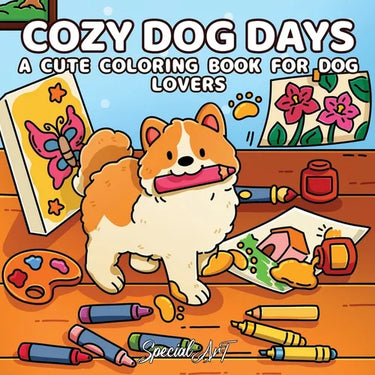 Cozy Dog Days: A Cute Coloring Book for Dog Lovers