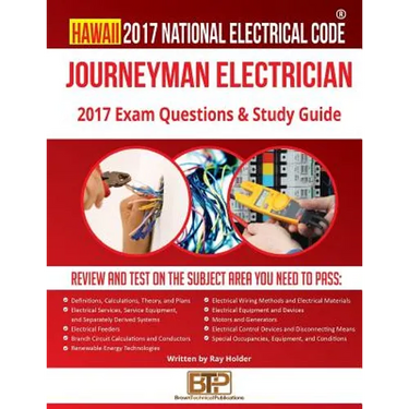 Hawaii 2017 Journeyman Electrician Study Guide