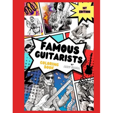 Famous Guitarist Coloring Book: Collector's edition