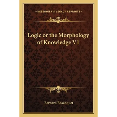 Logic or the Morphology of Knowledge V1