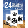 Christmas Snowflake Stencils: 24 Paper Stencils for Winter Decorations