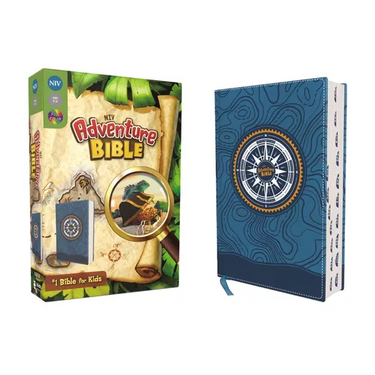 Niv, Adventure Bible, Leathersoft, Blue, Full Color, Thumb Indexed Tabs