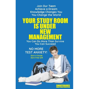 Your Study Room Is Under New Management Study Skills SMARTGRADES BRAIN POWER REVOLUTION: In 24 Hours, Students Achieve Academic Success, 5 Star Review