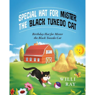 Special Hat for Mister the Black Tuxedo Cat: Birthday Hat for Mister the Black Tuxedo Cat.