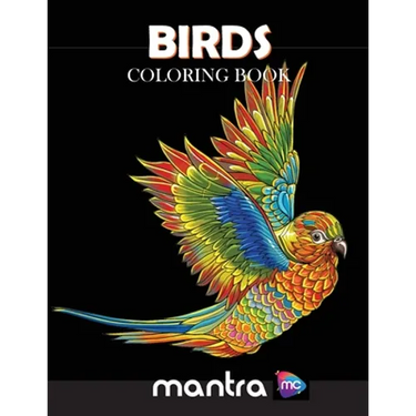 Birds Coloring Book: Coloring Book for Adults: Beautiful Designs for Stress Relief, Creativity, and Relaxation