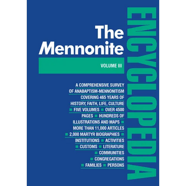 Mennonite Encyclopedia/ Vol 3: Volume 3