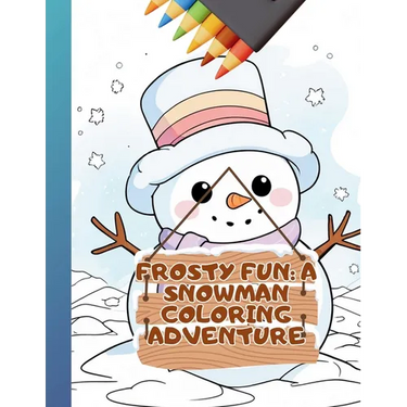 Frosty Fun: A Snowman Coloring Adventure