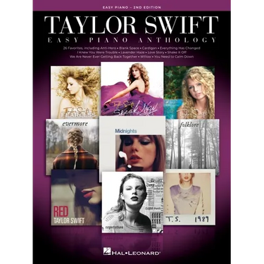 Taylor Swift Easy Piano Anthology - 2nd Edition: Easy-Level Song Arrangements with Lyrics