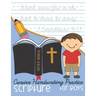 Cursive Handwriting Practice Scripture: for Boys