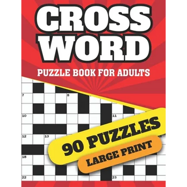 Crossword Puzzle Book For Adults: Large Print Logical Crossword Puzzles For Curious Men And Women To Sharp Their Brain And Enjoy The Holiday With 90 W