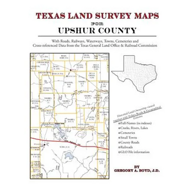 Texas Land Survey Maps for Upshur County