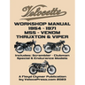 VELOCETTE 500cc & 350cc MSS, VENOM, THRUXTON & VIPER 1954-1971 WORKSHOP MANUAL & ILLUSTRATED PARTS MANUAL