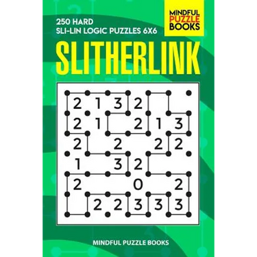 Slitherlink: 250 Hard Sli-Lin Logic Puzzles 6x6