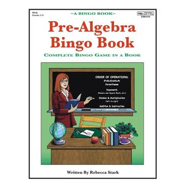 Pre-Algebra Bingo Book: Complete Bingo Game In A Book