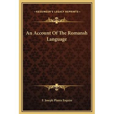 An Account Of The Romansh Language