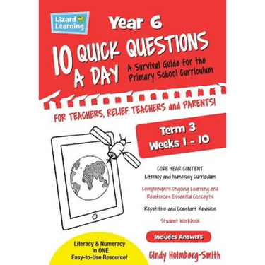 Lizard Learning 10 Quick Questions A Day Year 6 Term 3