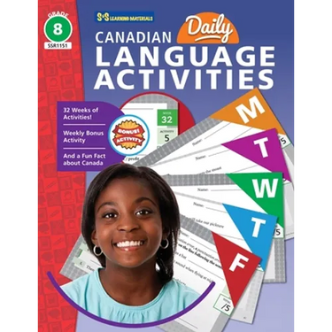 Canadian Grade 8 Daily Language Activities