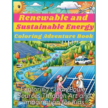 Renewable and Sustainable Energy Coloring Adventure Book: Exploring Clean Power Sources Through Art and Imagination for Kids