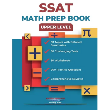SSAT Upper Level Math Prep Book