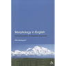 Morphology in English: Word Formation in Cognitive Grammar