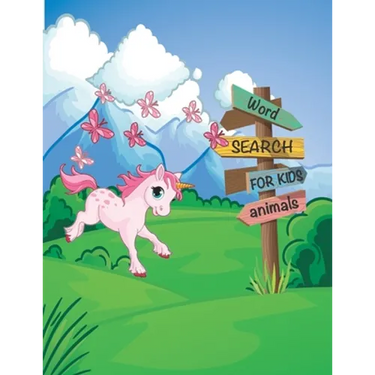 Word Search Books for Kids: Fun and Educational Puzzles with Animals Theme and more: FOR KIDS AGES 5-10 (Kids Activity Book)
