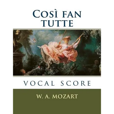 Così fan tutte: vocal score