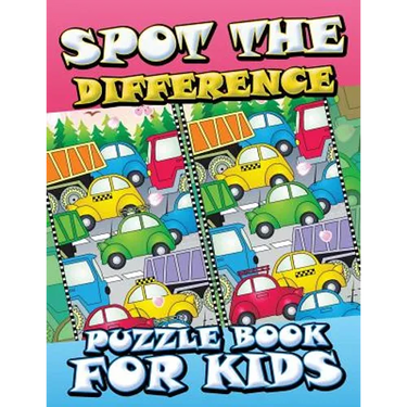 Spot the Difference Puzzle Book for Kids