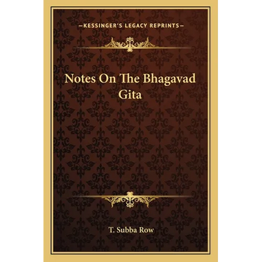 Notes on the Bhagavad Gita