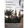 Various Christian Topics: Volume 1