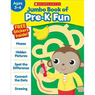Jumbo Book of Pre-K Fun Workbook