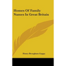 Homes Of Family Names In Great Britain