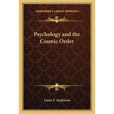 Psychology and the Cosmic Order