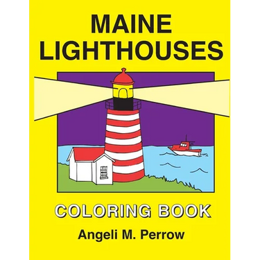 Maine Lighthouses Coloring Book